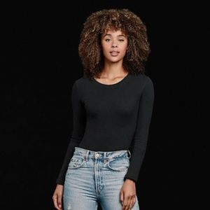NUUDS Long Sleeve Ribbed Bodysuit (Crewneck)